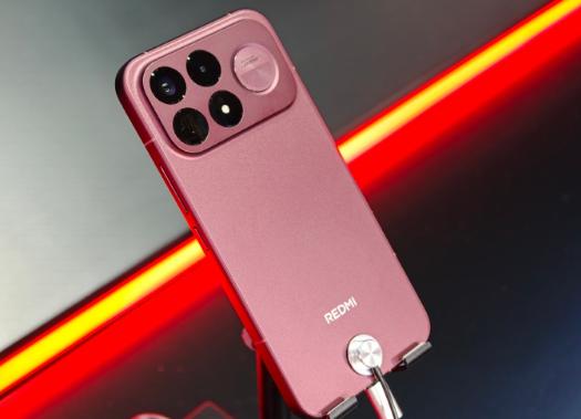 红米K100ProMax近距离真机照，大家给这次的红色打几分呢？
