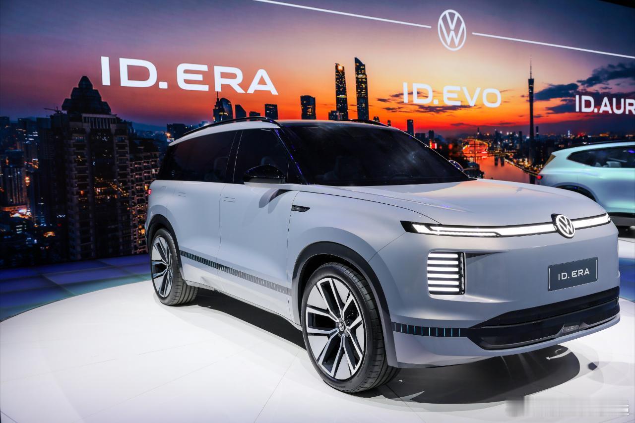 哇！ID.ERA概念车亮相广州车展，简直太震撼了！😍迫不及待想去大众汽车展台
