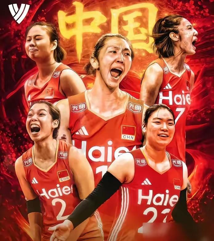 中国女排五虎将亮相，国际排联官宣海报不是随便发的！2026年5月4日正是青年节，