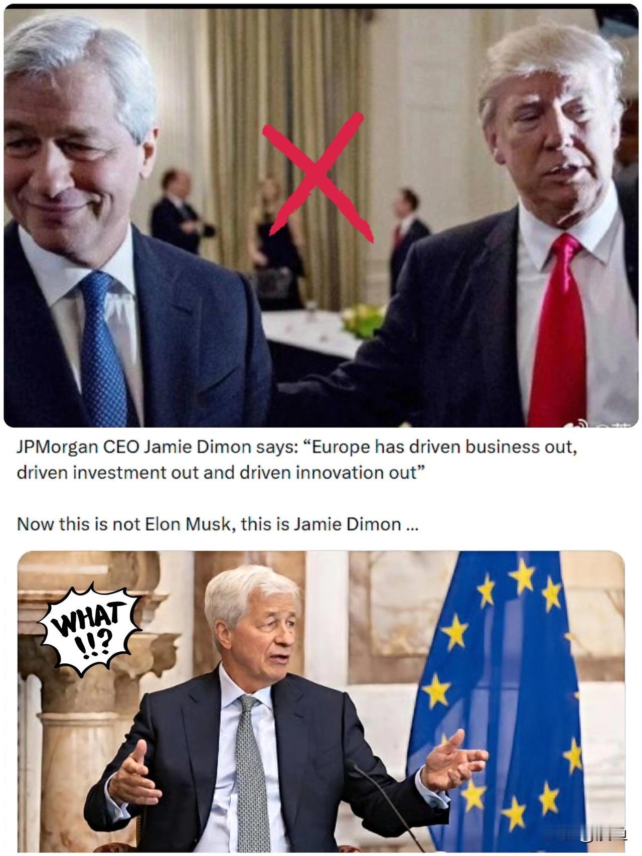 这懂王记仇的本事我是真服气！美国总统唐纳德·特朗普起诉摩根大通及其首席执行官