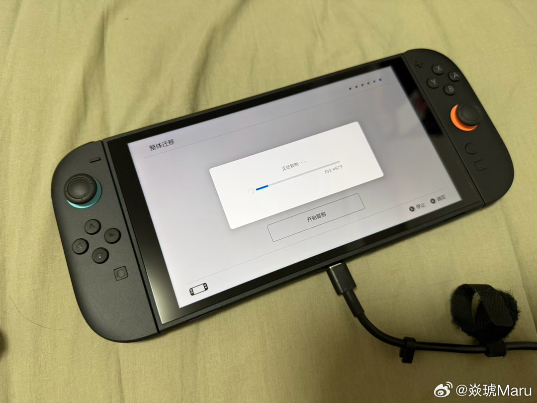 买了一年多终于第一次开机任天堂switch