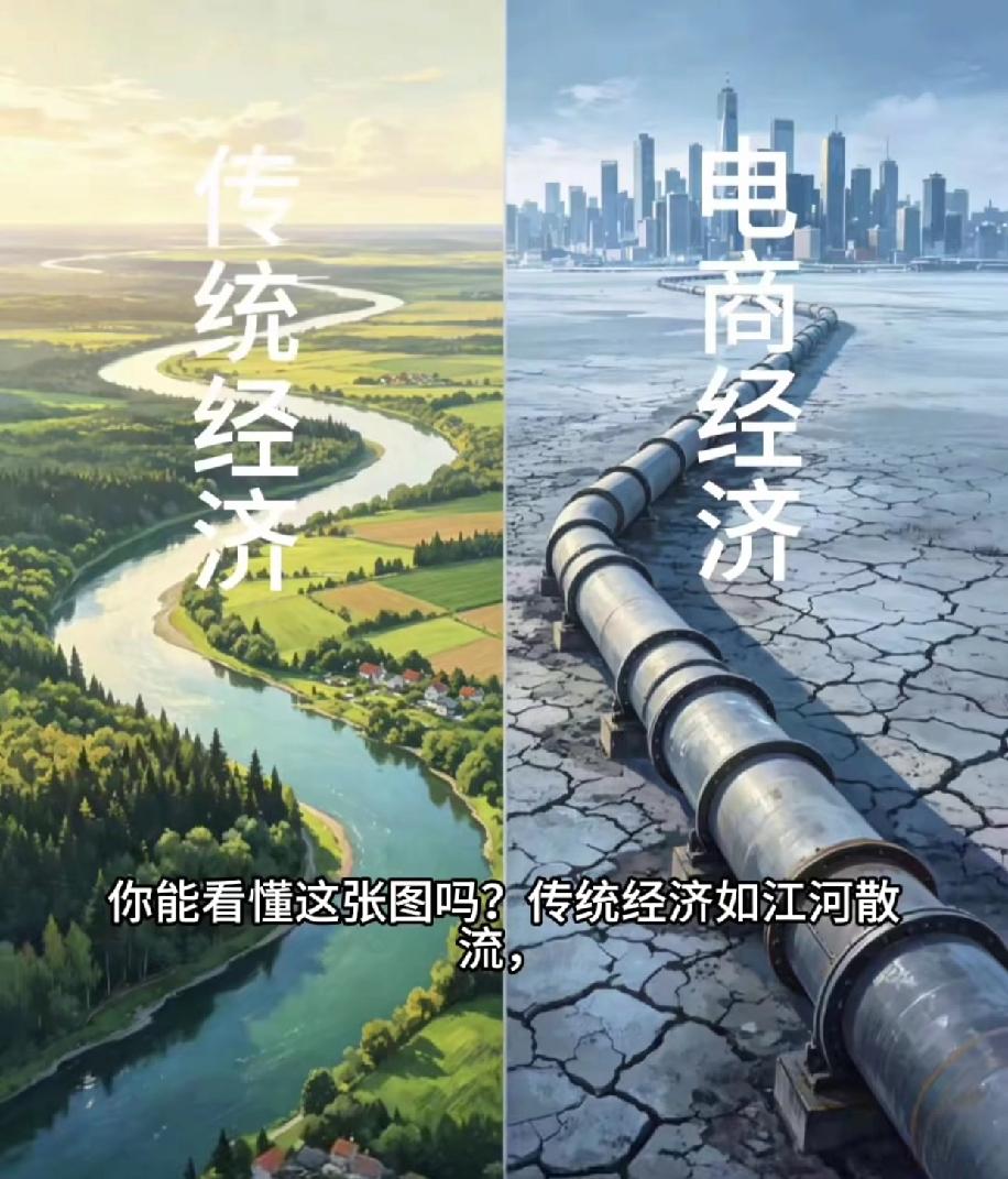 买东西时，电商好，可以买到便宜的物品。自己想搞点小买卖，发现太难了，电商能够卷