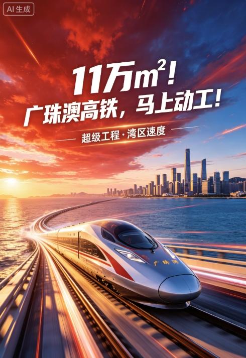 广珠澳高铁终于要动了？珠海人期待已久！！5月29日，珠海自然资源局的一纸公示