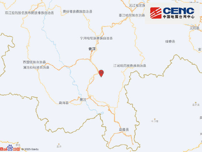 云南西双版纳州发生3.6级地震