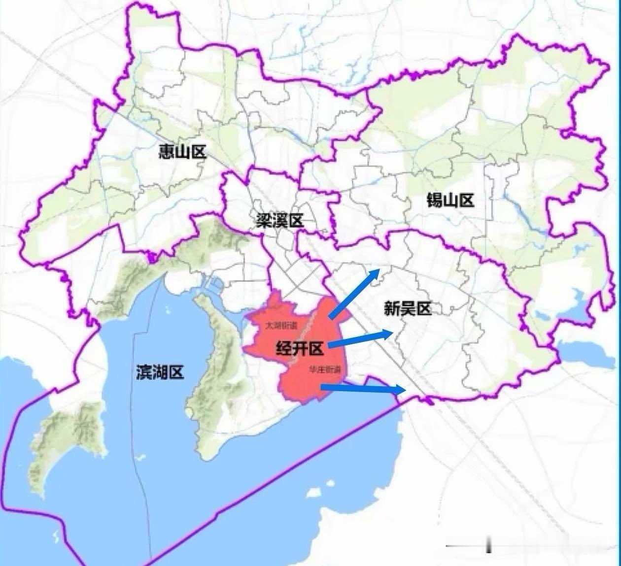 无锡经开区并入新吴区‌一体化融合发展后，它的GDP也要算入新吴区，这对新吴区原有