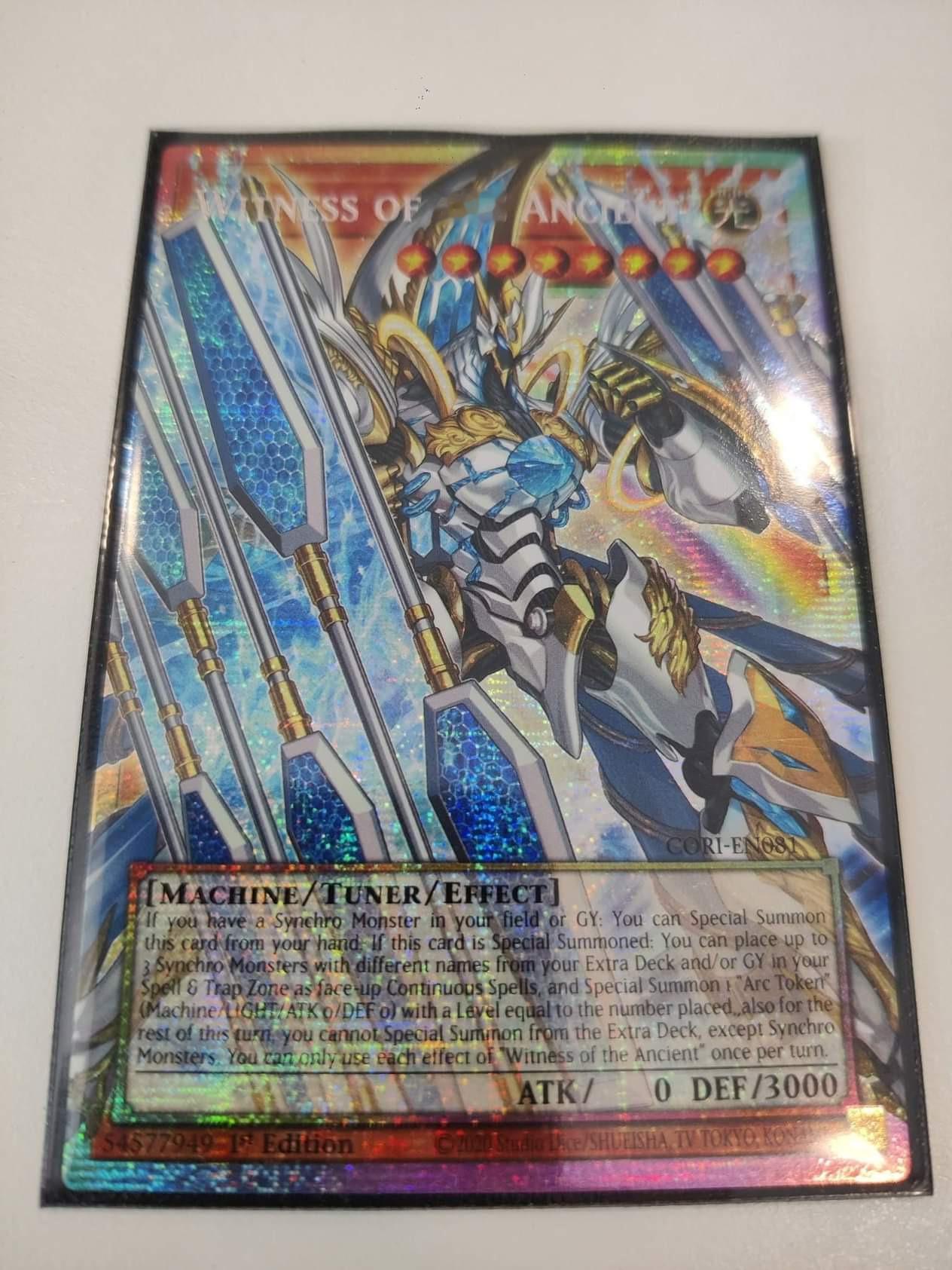 游戏王TCGCORI独有破框卡实物CORI-EN081Witn