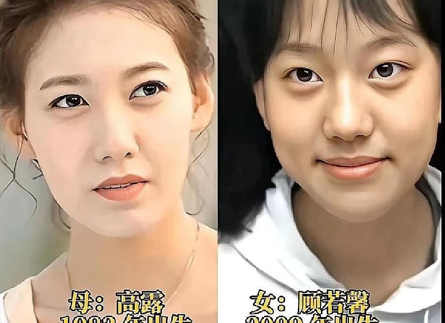 有些基因就是不讲道理，专挑父母最好看的地方长。看看田海蓉和她女儿就知道了。那