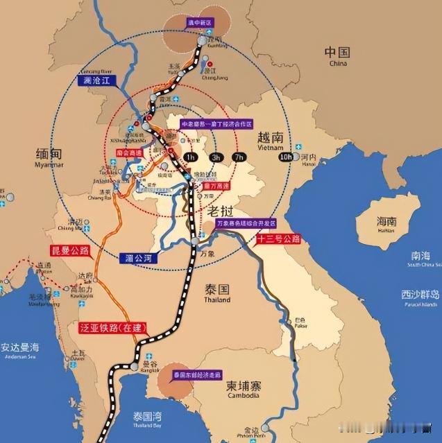 越南着急建造南北高铁，最根本的原因是老挝修通了中老铁路以后，大量老挝的小老板，凭