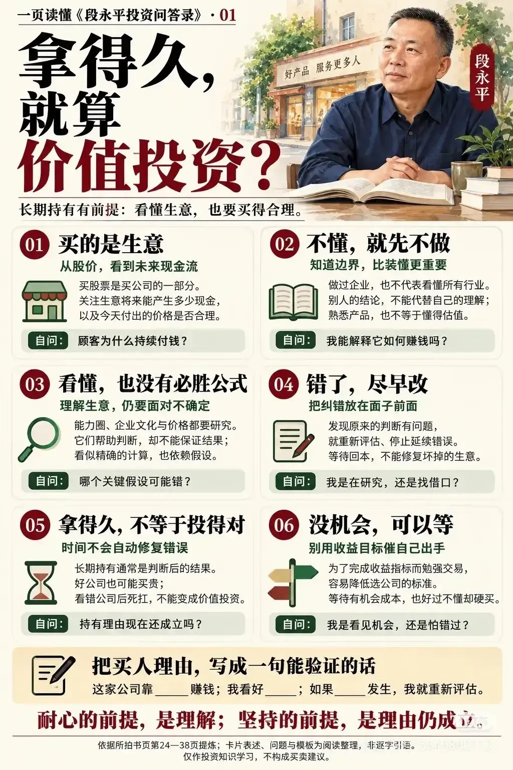 拿得住就是价值投资？段永平一语戳破无数股民误区很多投资者误以为长