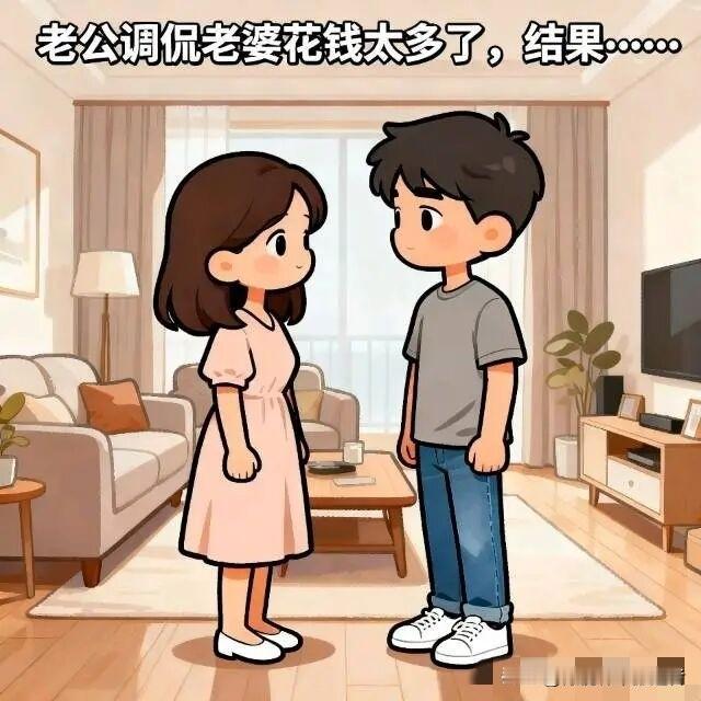 趣味漫画:老公调侃老婆花钱太多了：老婆，我发现你最近越来越有气质了。老婆问：真的