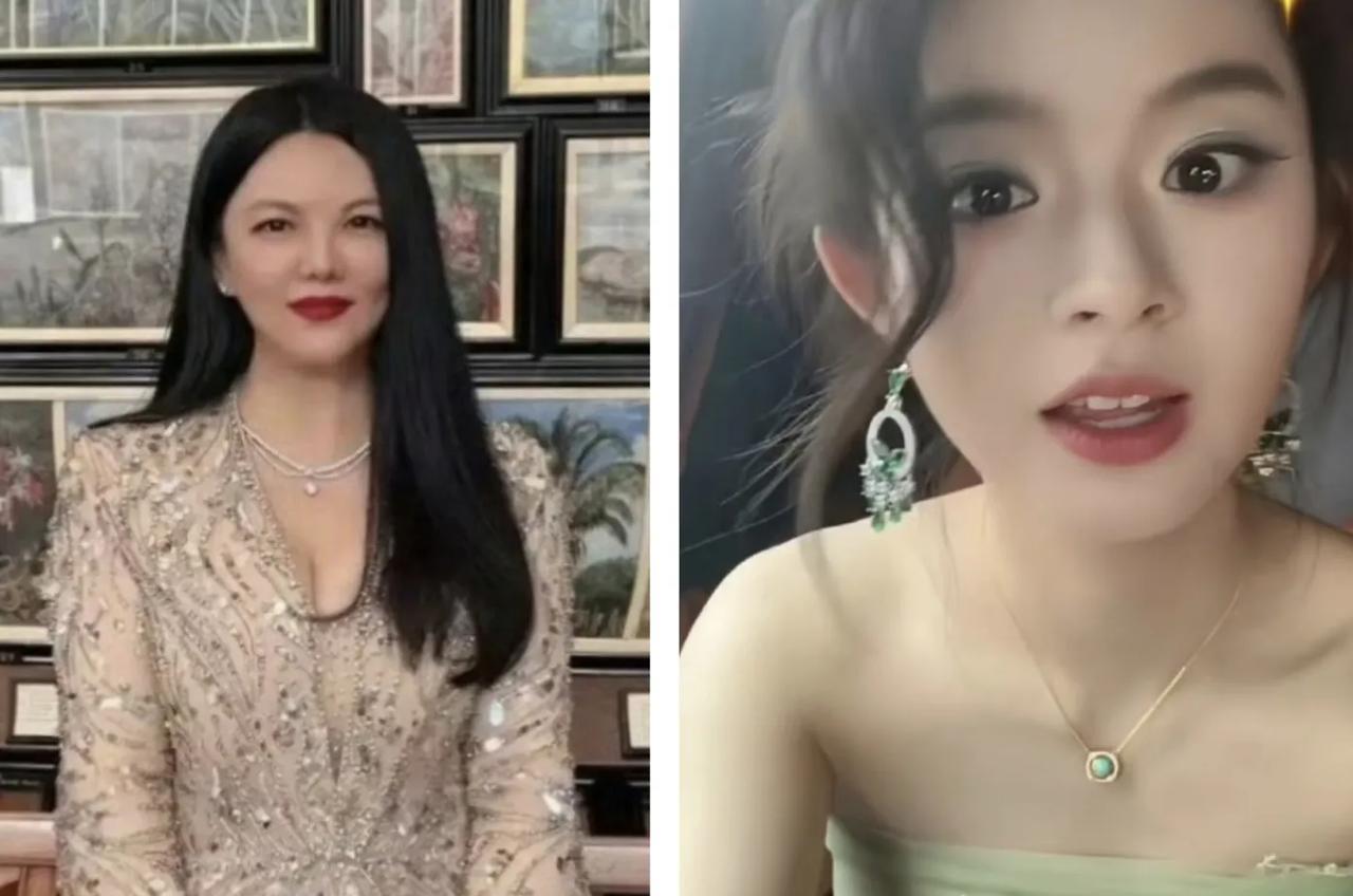 我就纳了闷怎么李湘家经商都不如黄杨钿甜戴的首饰贵，我猜是因为黄杨太有钱了第