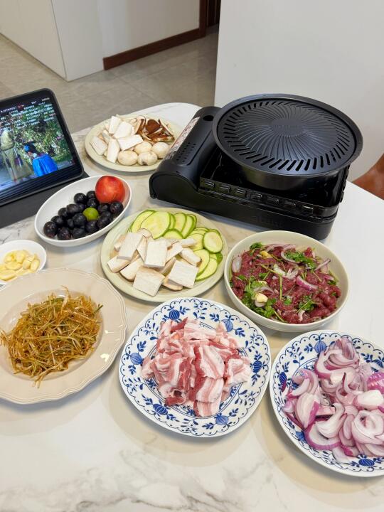 夏天的晚餐🥓消费55块的居家烤肉二人食版