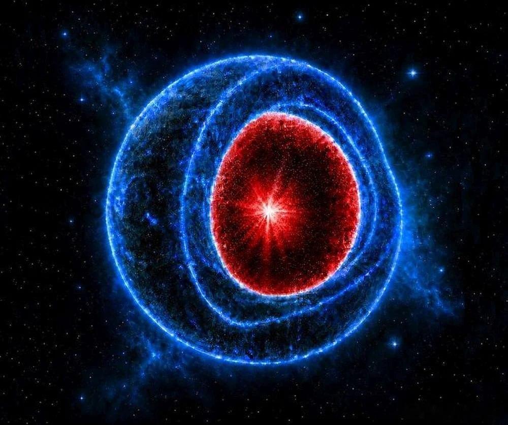 如果黑洞其实不是洞呢？一颗大质量恒星燃烧掉它最后的燃料；引力不再受到抑制，恒星向