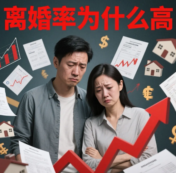 离婚率太高是当今社会一大特殊现象，中国人的离结比已经达到58%，而且有80%以上