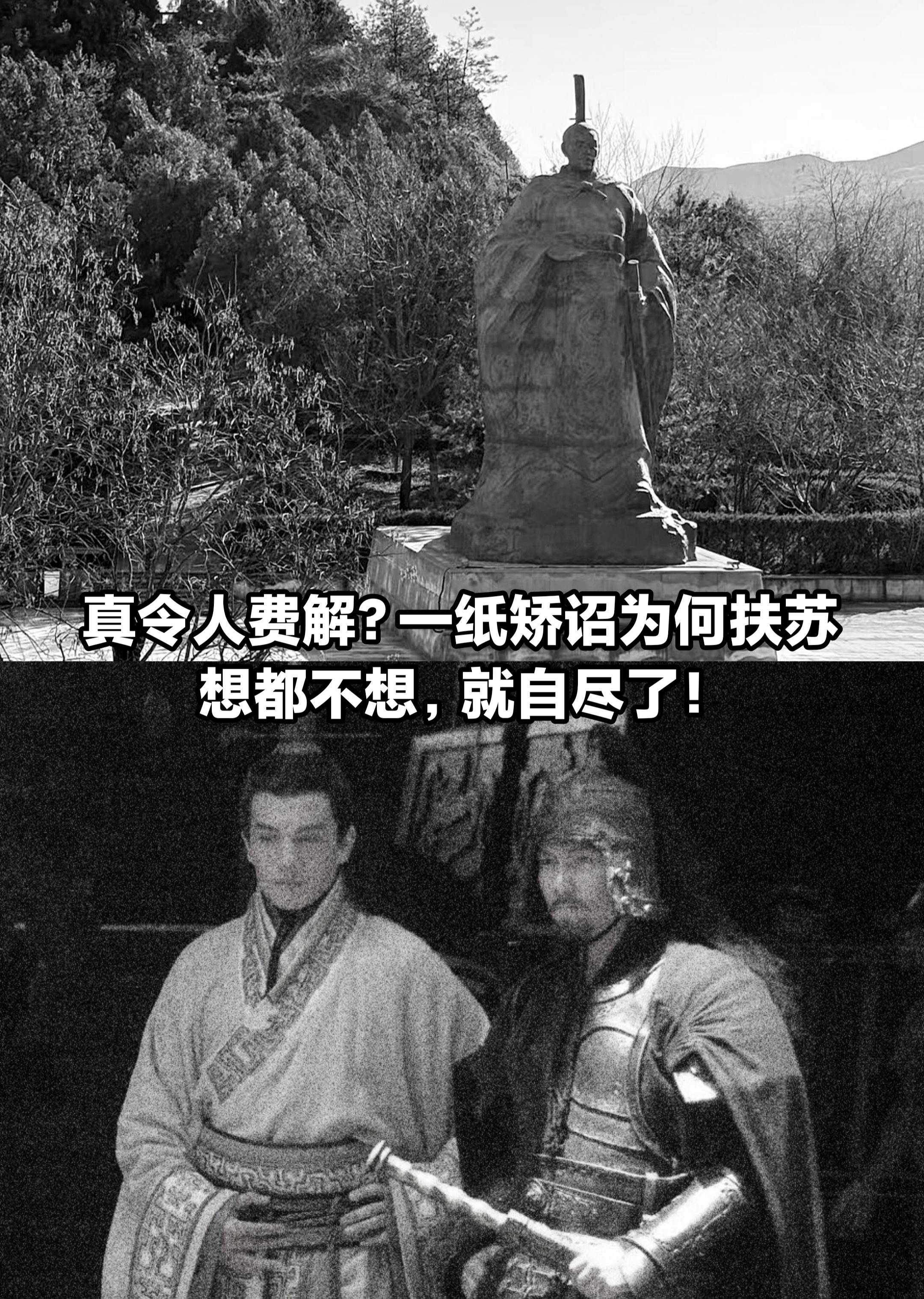 真令人费解？一纸矫诏为何扶苏想都不想？