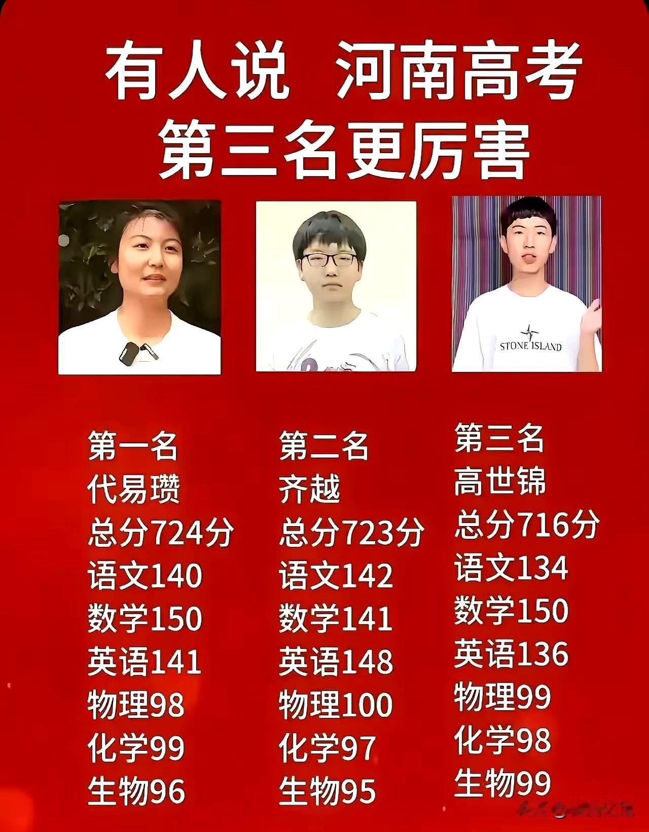 当河南传来消息，说濮阳一高的高世锦拿下数学满分、总分全省第三时，很多家长的第一反