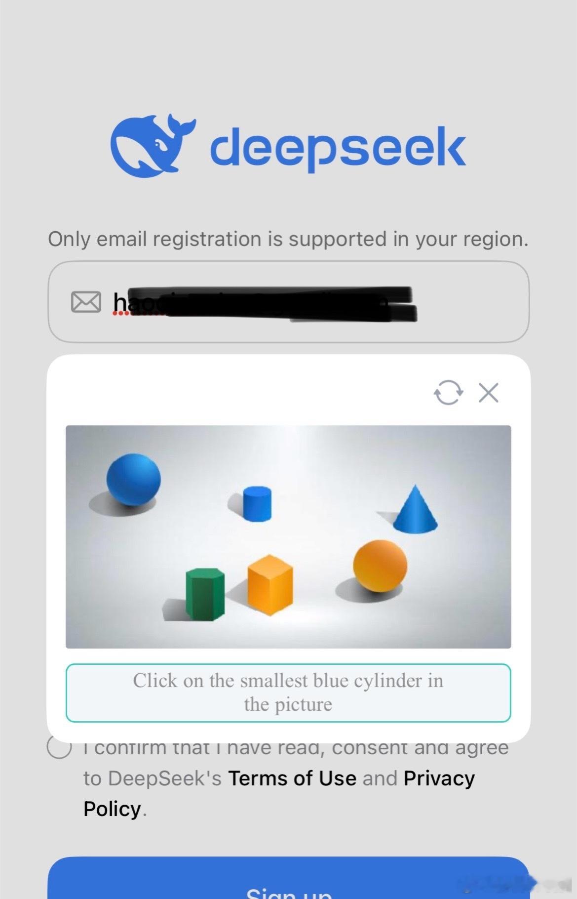 DeepSeek崩了么？今天尝试注册一个DeepSeek账号。注册要发送验证