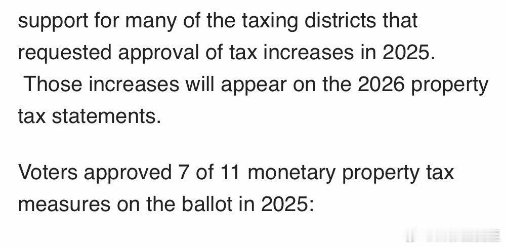 刚收到明年房地产税的账单🧾每一千估值，平均$8.2的税（例如，估值一百万的房子