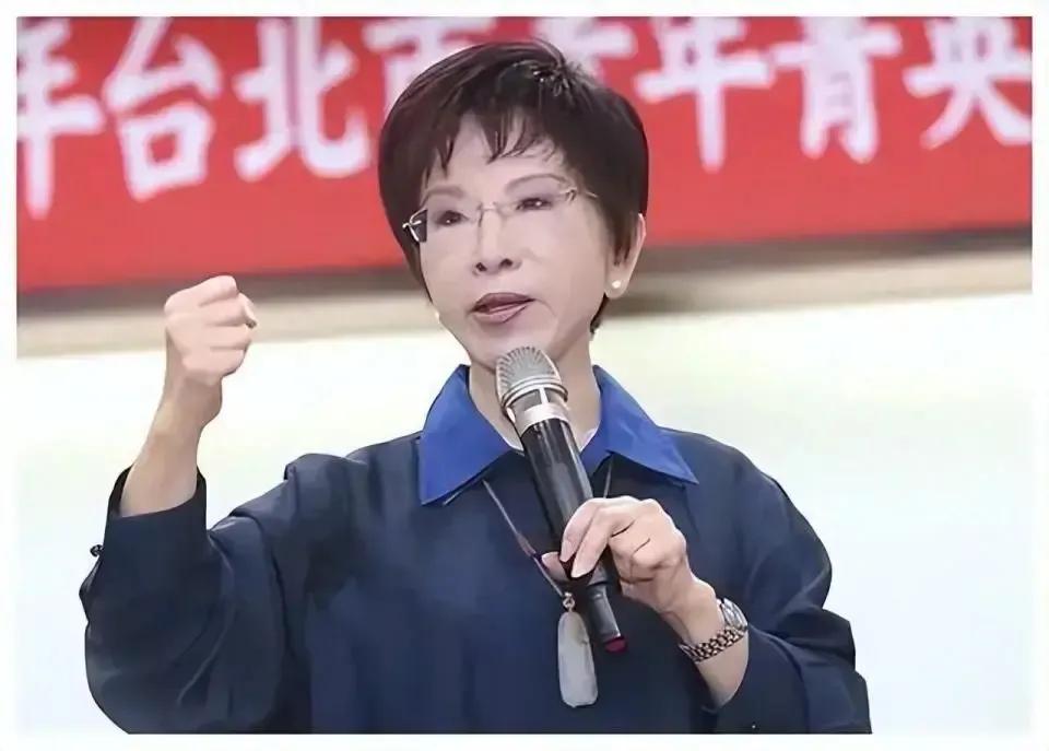中国台湾国民党前主席洪秀柱曾掷地有声地说：