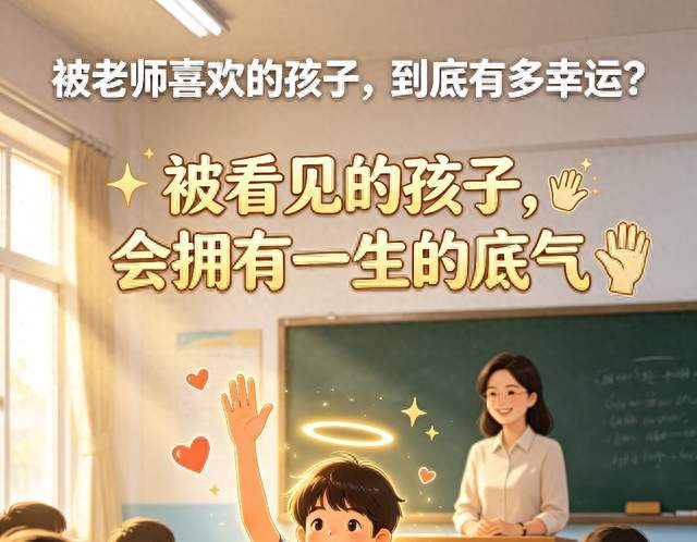被老师喜欢的孩子, 到底有多幸运?