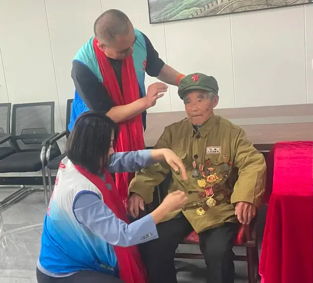 昌黎抗战老兵郭振江迎来百岁寿诞!
