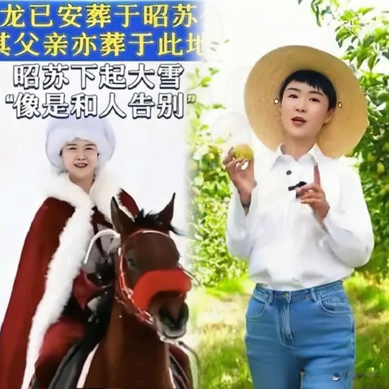 贺娇龙的安葬方案确定了和她二婚丈夫并没有一起葬，而是选择和她父亲合葬回到