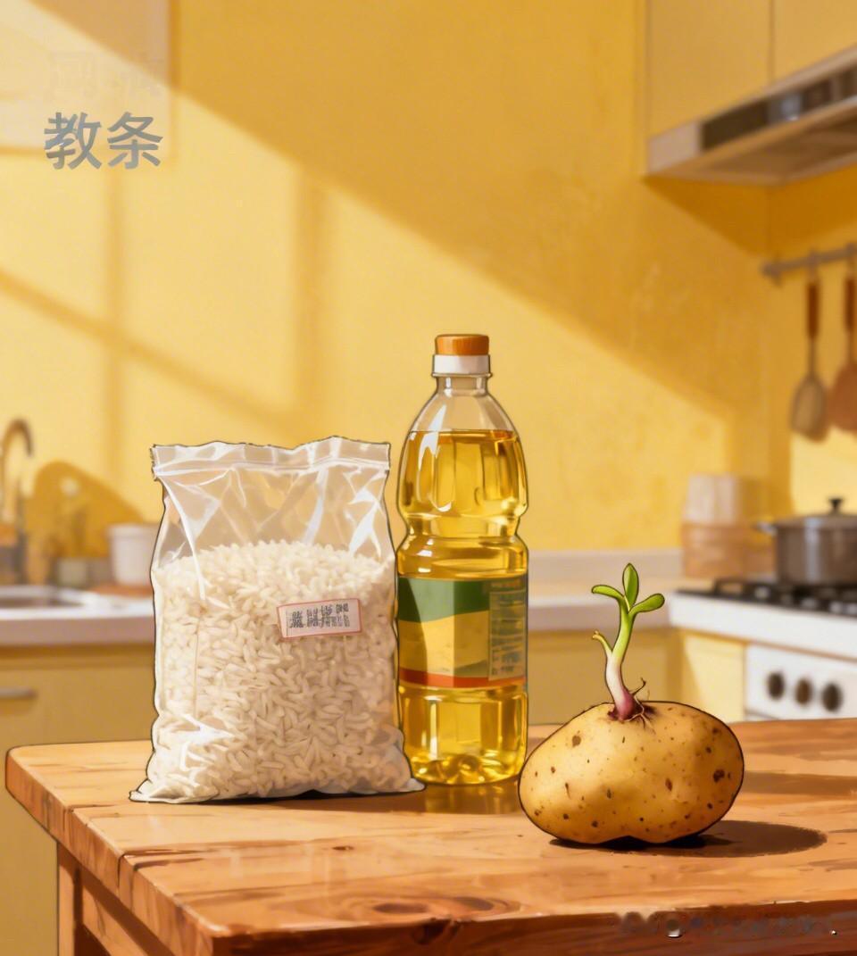 刷到一个网友的吐槽，简直说到了我的心坎里。一位20多岁的孩子，看到大米和食用