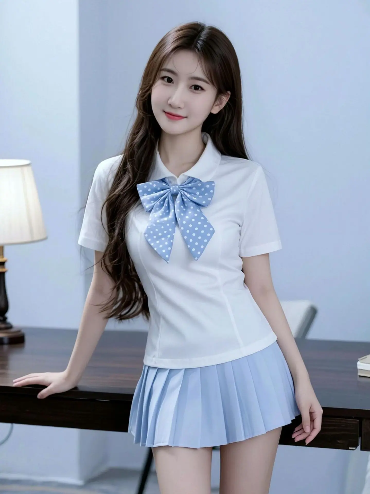 AI清新学院风写真 随变ai随便玩