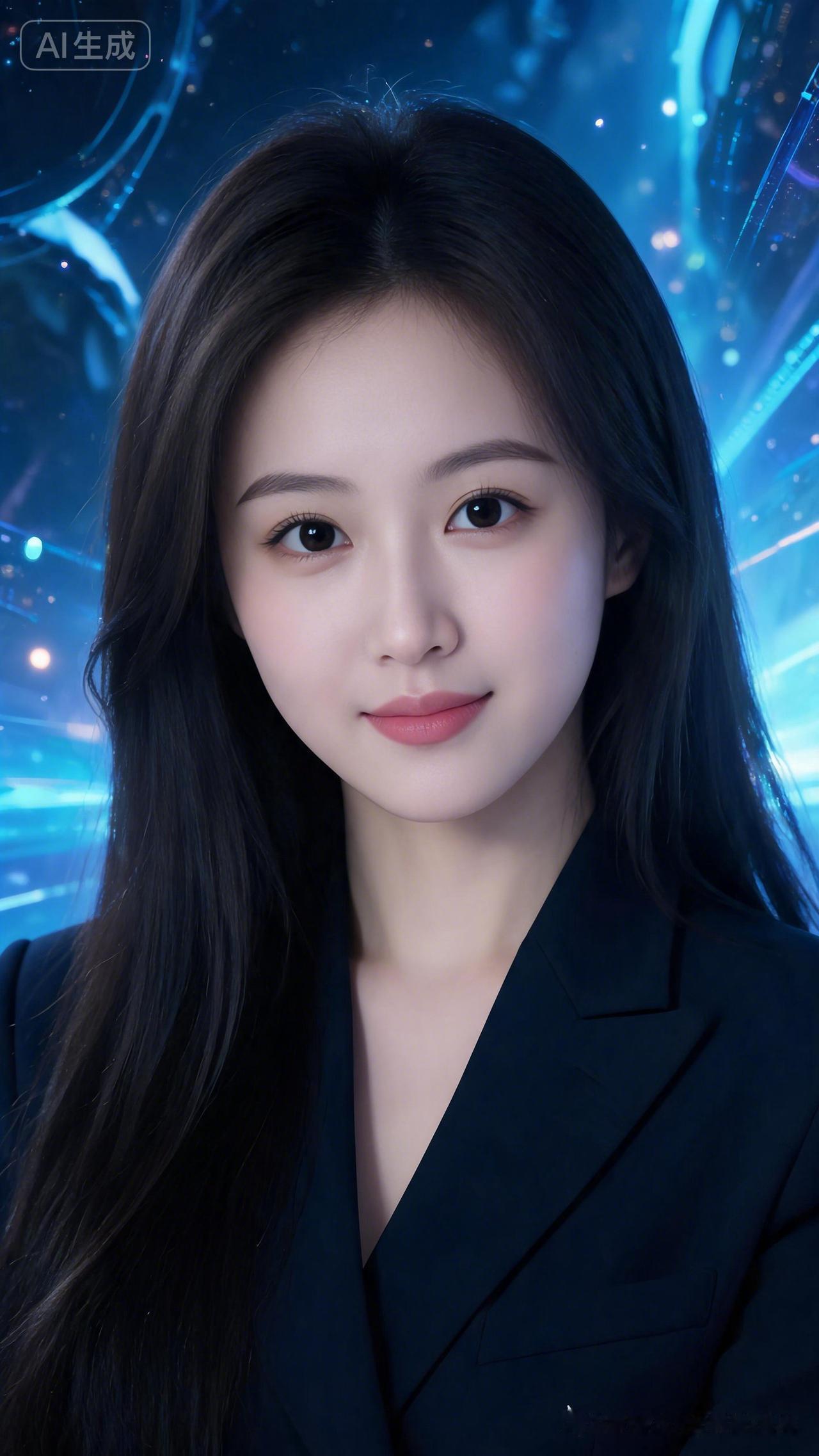 星河映美人，笑语动芳心。国风夜景美人我长相怎样，大家评: