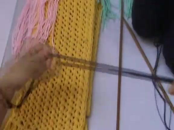 [娟子毛线]围巾一网情深的织法 编织教程 第二十