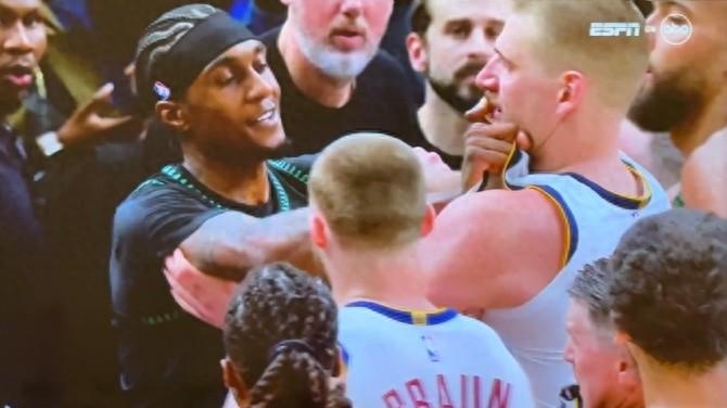 恐遭禁赛！冲突进场非比赛人员事件分析4月26日，掘金vs森林狼G4