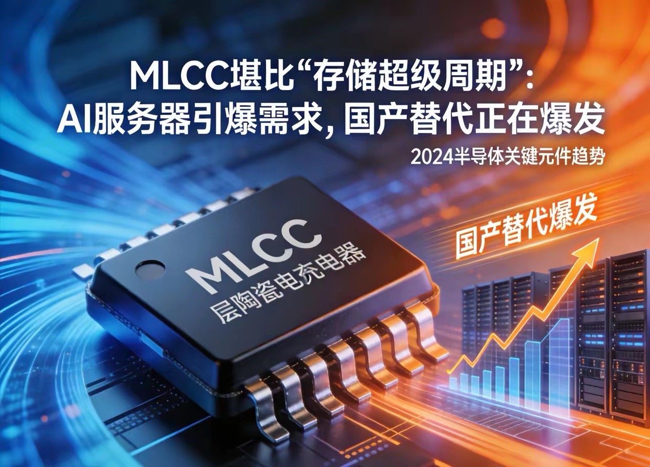 MLCC堪比“存储超级周期”：AI服务器引爆需求，国产替代正在爆发最近机构集体喊