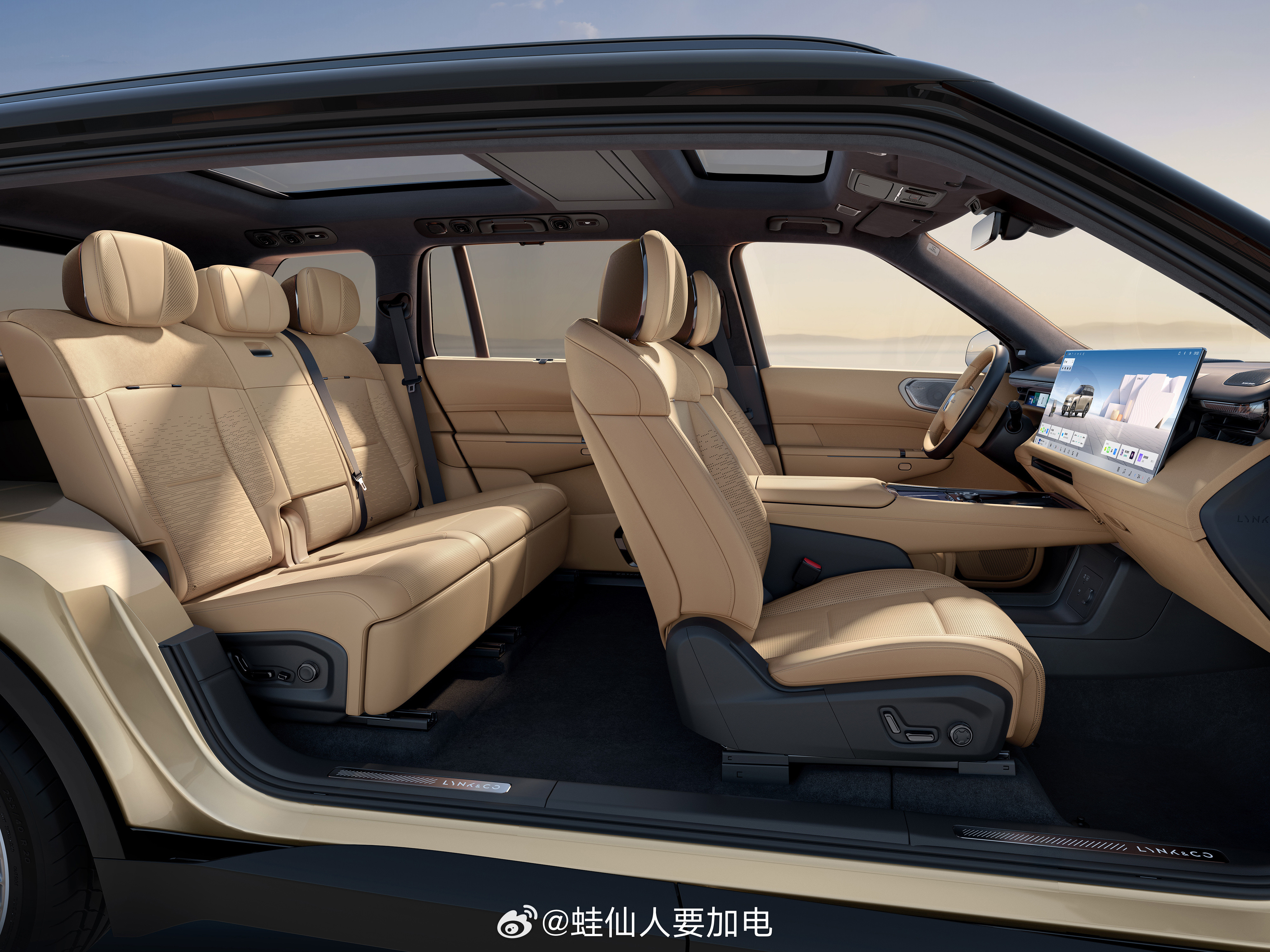 领克900大五座官宣亮相全尺寸SUV的二排空间和后备厢空间有多豪横？看领克90