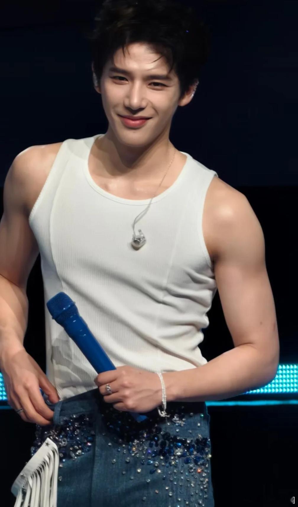 就按黄景瑜这个气血给我调一些看起来气血就很足的男艺人，什么黄景瑜啦、王安宇啦、龚
