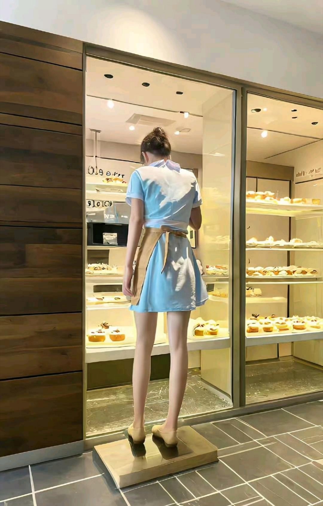 卖小蛋糕这么挣钱的吗，好利来服务员小姐姐……都这么漂亮​​​