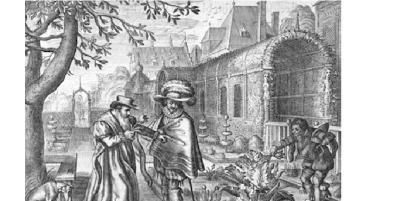 1637年，一英国水手吃了一颗价值6700荷兰盾的、酷似洋葱的球茎，竟引发第一次