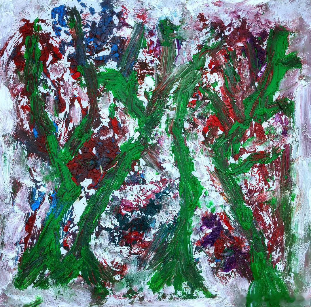 摄影人王鹭佳：2021油画作品。油画王鹭佳