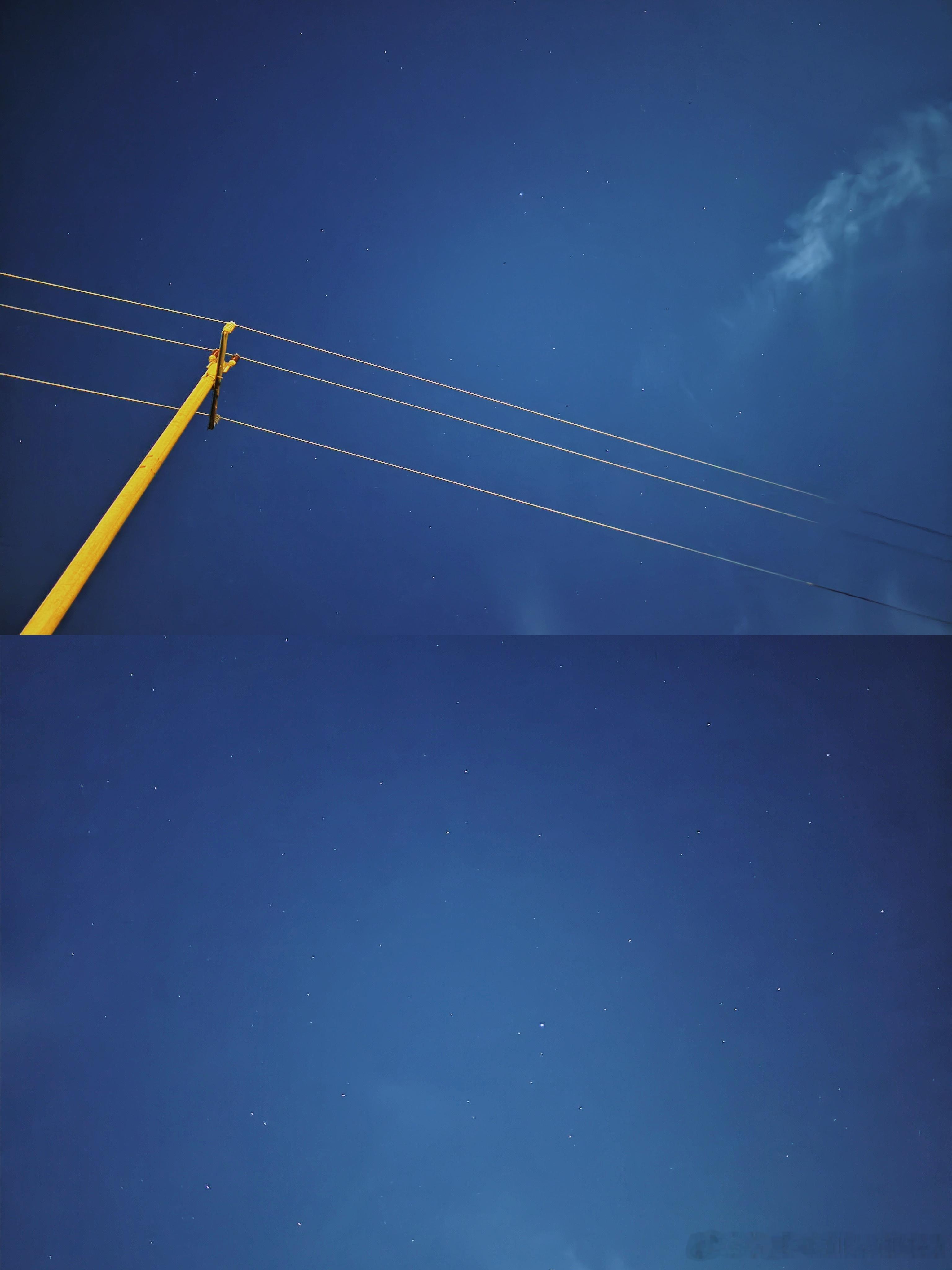 没有星星的夜空～🙅🏻都是星星的夜空～​​​
