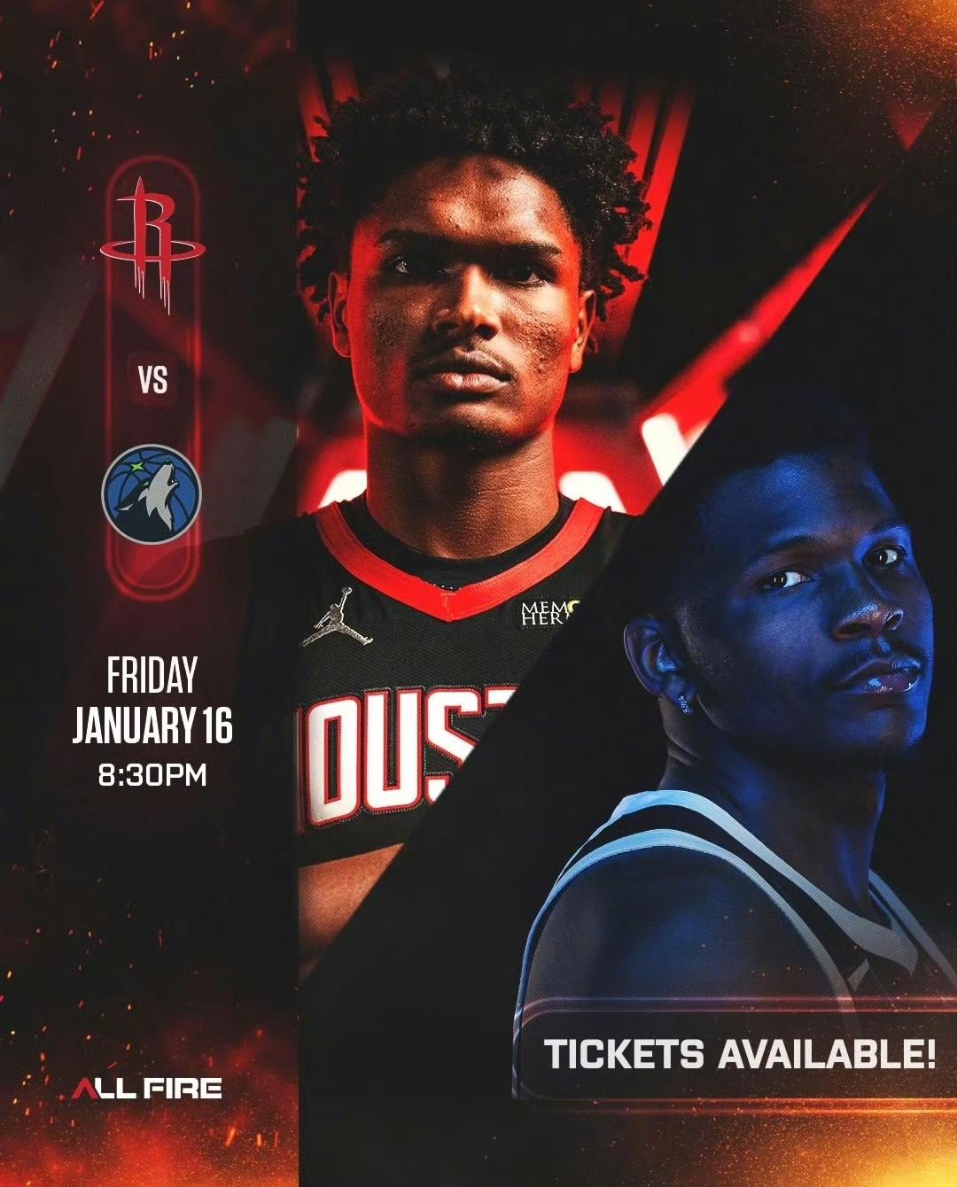 背靠背火箭明天上午10:30vs木狼。华子不打不等于火箭赢面打，伤病未归的未