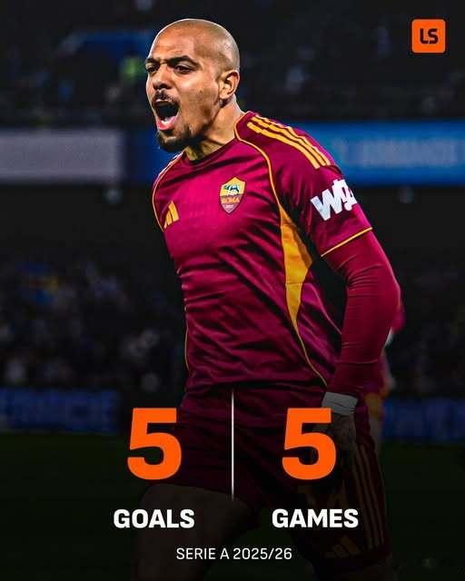 【效率不错】罗马诺：27岁的阿斯顿维拉前锋马伦冬窗租借罗马，出场5次，打入5球，