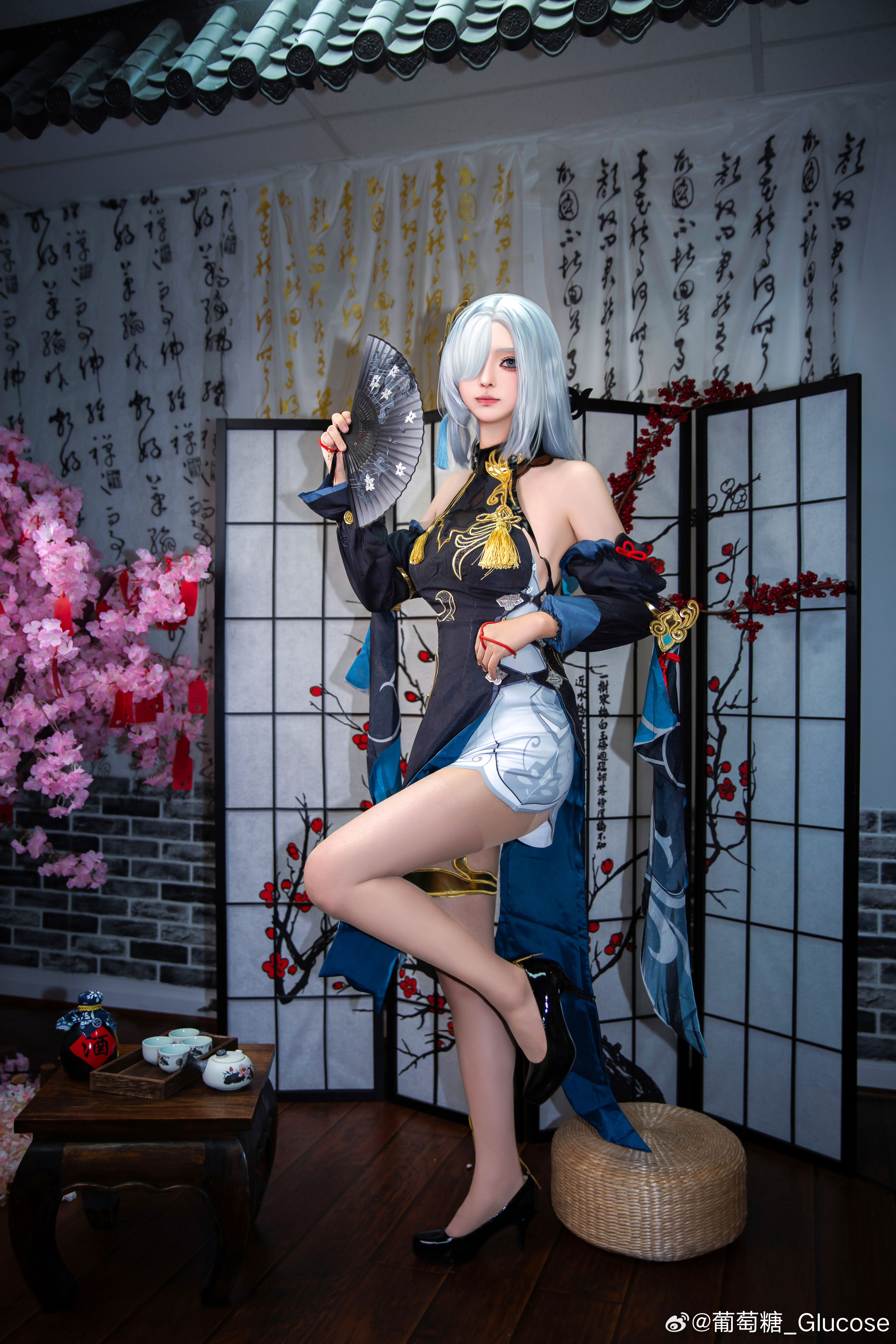 cosplay原神cosplay原神申鹤泠花幽露国庆节快乐！发