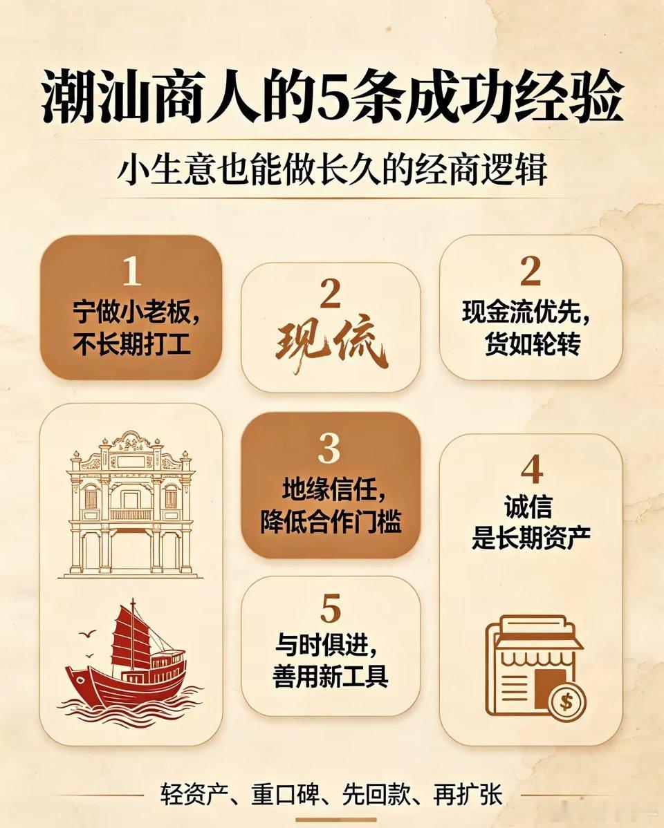 潮汕商人在商业上有哪些成功经验被称作“东方犹太人”的潮汕商人，能把小生意做遍全球