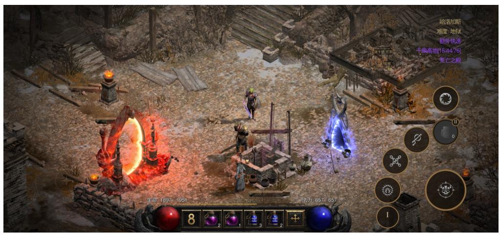 D2RMobile开源的《暗黑破坏神II：狱火重生》术士君临iOS/
