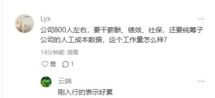 在大公司当HR的感受。