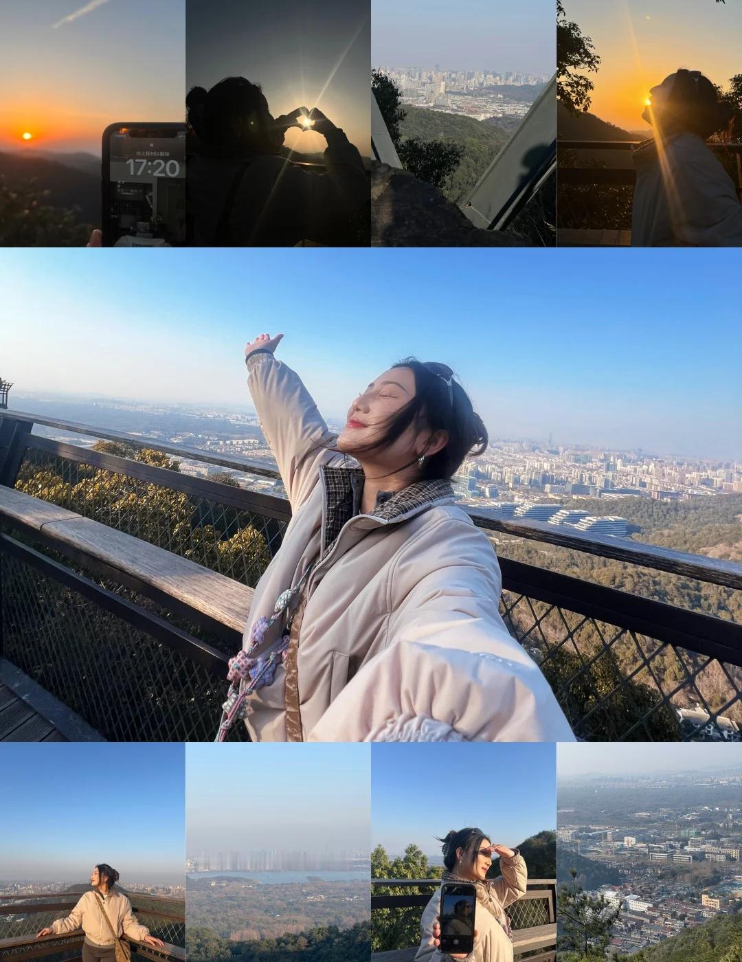 在马家坞观景台🌅一键收藏杭州的黄昏！杭州的马家坞观景台是一个相对小众但风景绝