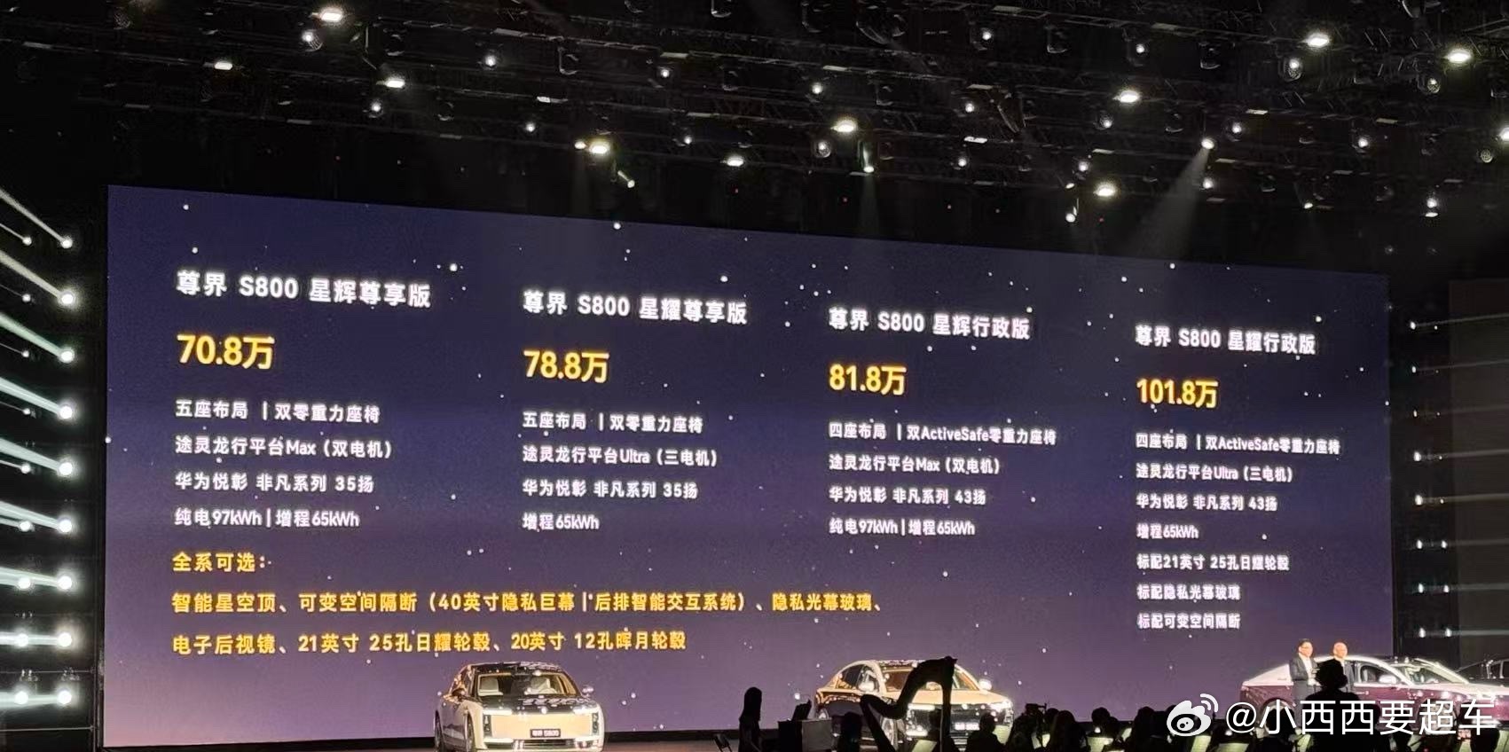 尊界S800价格公布售价！你们猜对了吗？这价格我也是万万没想到🐼🐼[