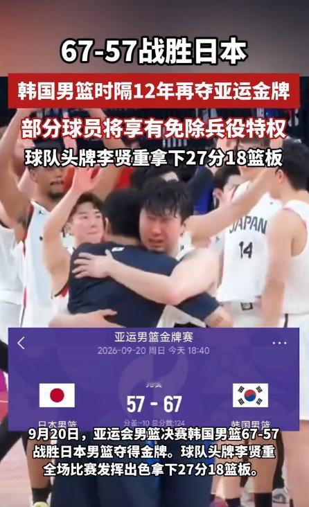上半场，韩国队的进攻几乎瘫痪了。被日本针对性限制后，李贤重半场仅得5分，韩国全队
