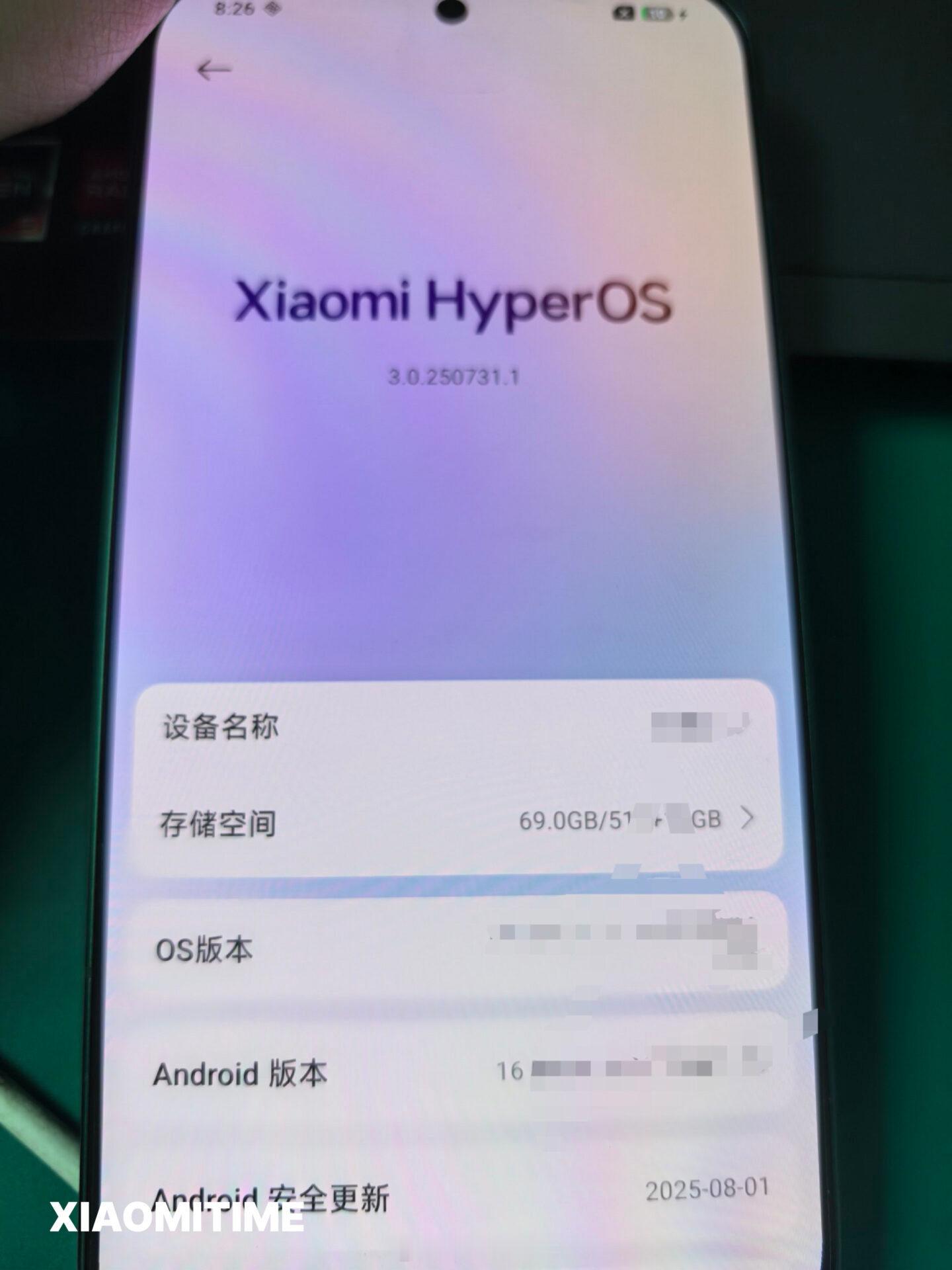 疑似小米HyperOS3的系统部分展示曝光，以前在通知栏的焦点通知转移到顶