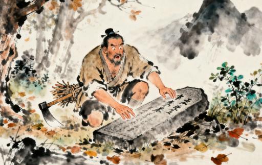 1894年，有个男子出门干活，中途休息的时候随便找了块石头坐下，起身时发现自己坐