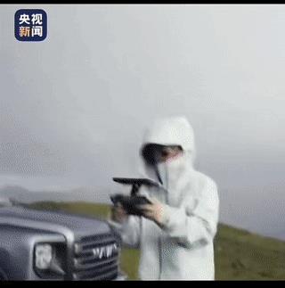 一支摄影团队在青海，利用无人机拍下了令人惊喜的一幕，网友直呼：“古人诚不欺我”。